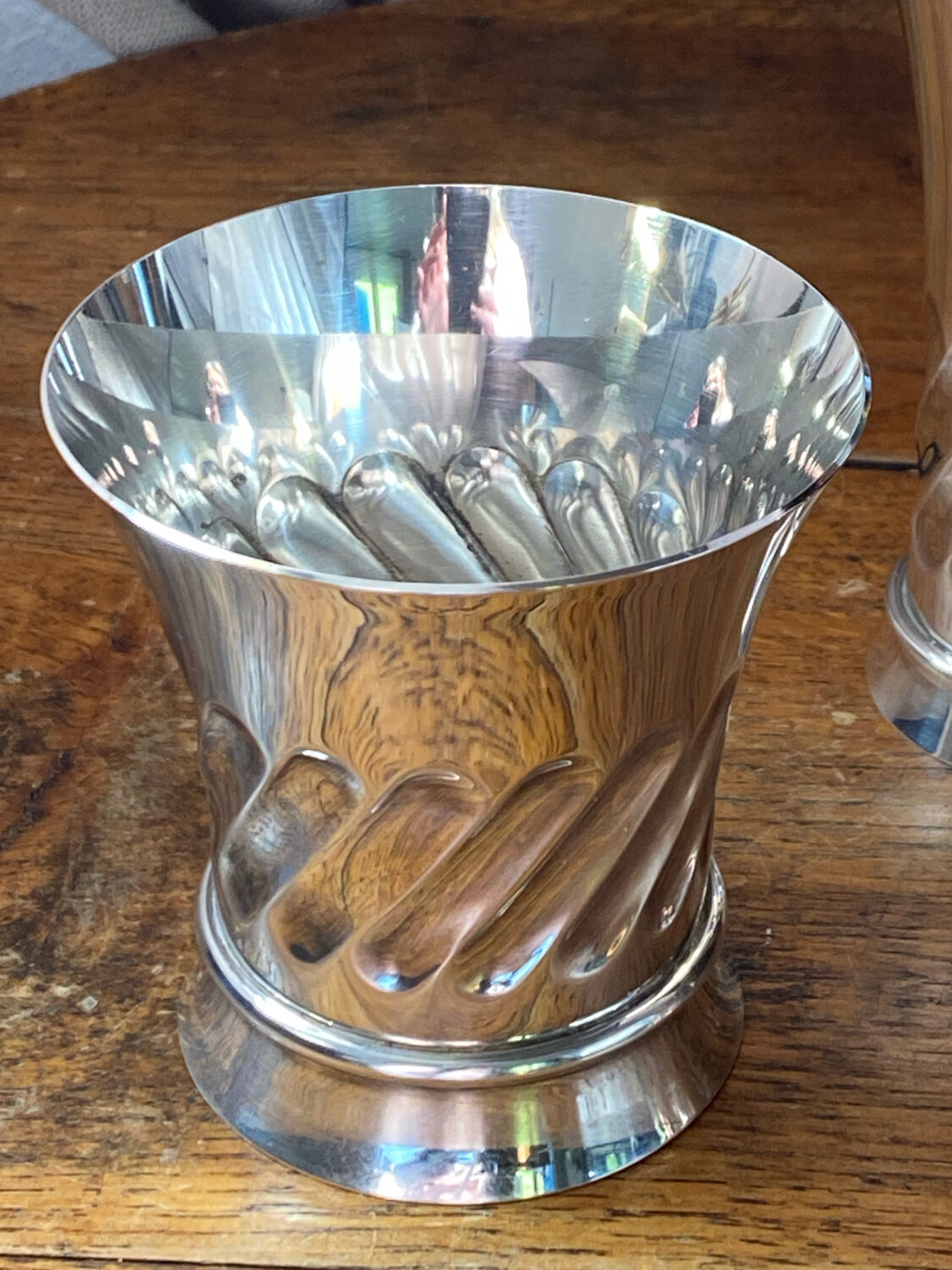 Silver-plated timbales