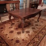 Solid walnut dining table