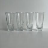 Set of 4 glasses with orangeade H: 12,5cm