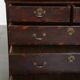 Early Georgian English Antique Oak Chest of Drawers