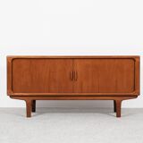 Mid-century Danish teak sideboard with tambour doors by Dyrlund 1960s - 170 cm