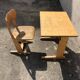 Bureau vintage enfant Casala avec chaise