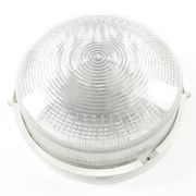 Lampe de plafond industrielle, plastique métal, Pologne, années 1970
