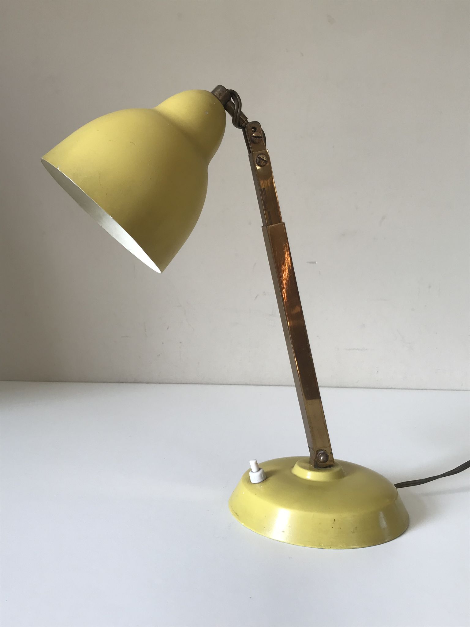 Lampe télescopique vintage années 50