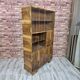 Walnut Bookcase / display cabinet, only 30 cm deep! After renovation