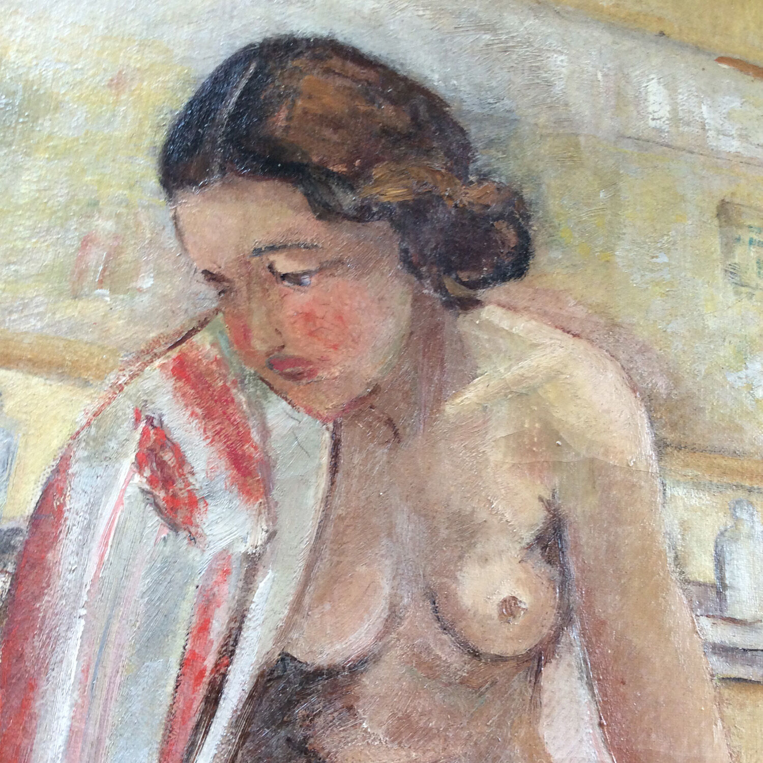 40's "The exit from the bath"