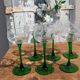 Antique engraved glasses
