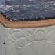 Art Deco sideboard in renovated solid oak – marble top