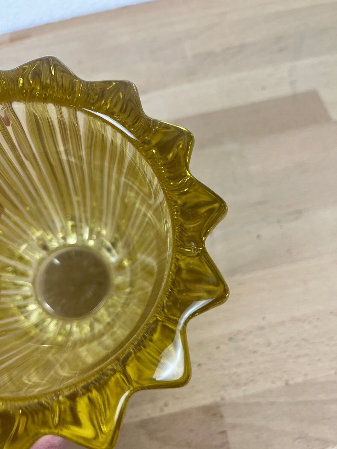 Vase art déco Pierre d’Avesn jaune