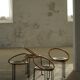 Set de 4 chaises de salle à manger sculpturales “Oblado” par Børge Lindau, moderne scandinave, 1980