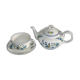 V&B Phoenix blue teapot and breakfast cup and saucer