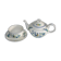 V&B Phoenix blue teapot and breakfast cup and saucer