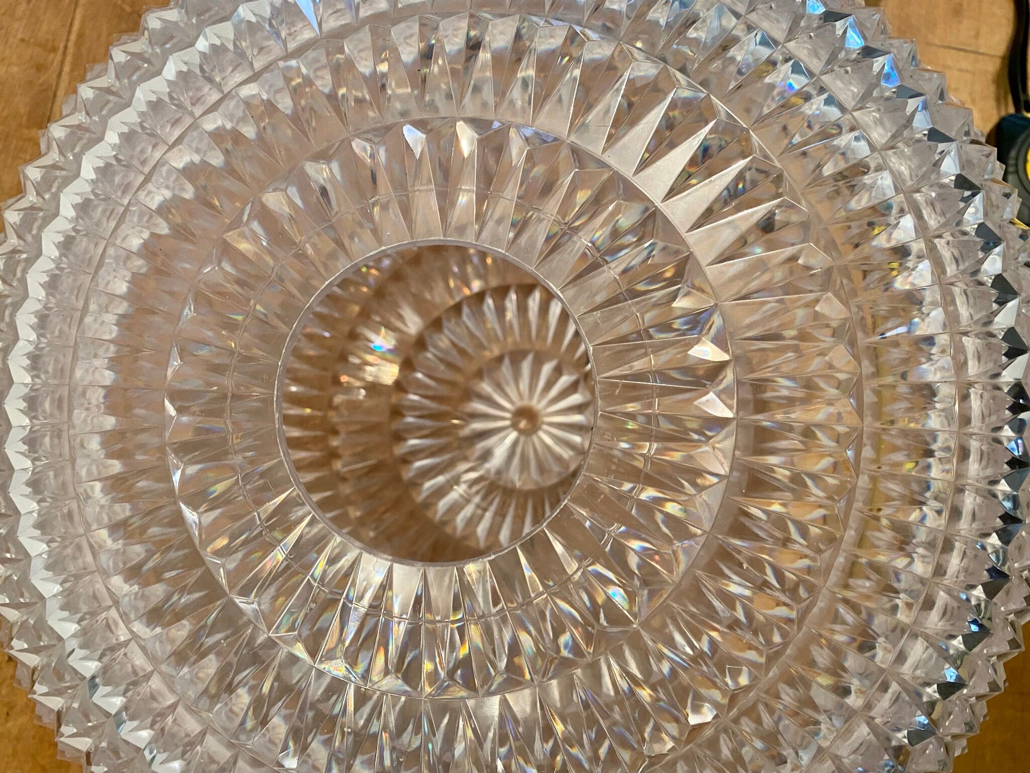 Old Diamond suspension lamp by Aloys Gangkofner Germany