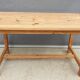 Mountain kitchen table in vintage pine 1970