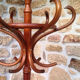 Coat door - curved wooden bistro parrot hats