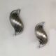 Pair of spiral wall lights 1970