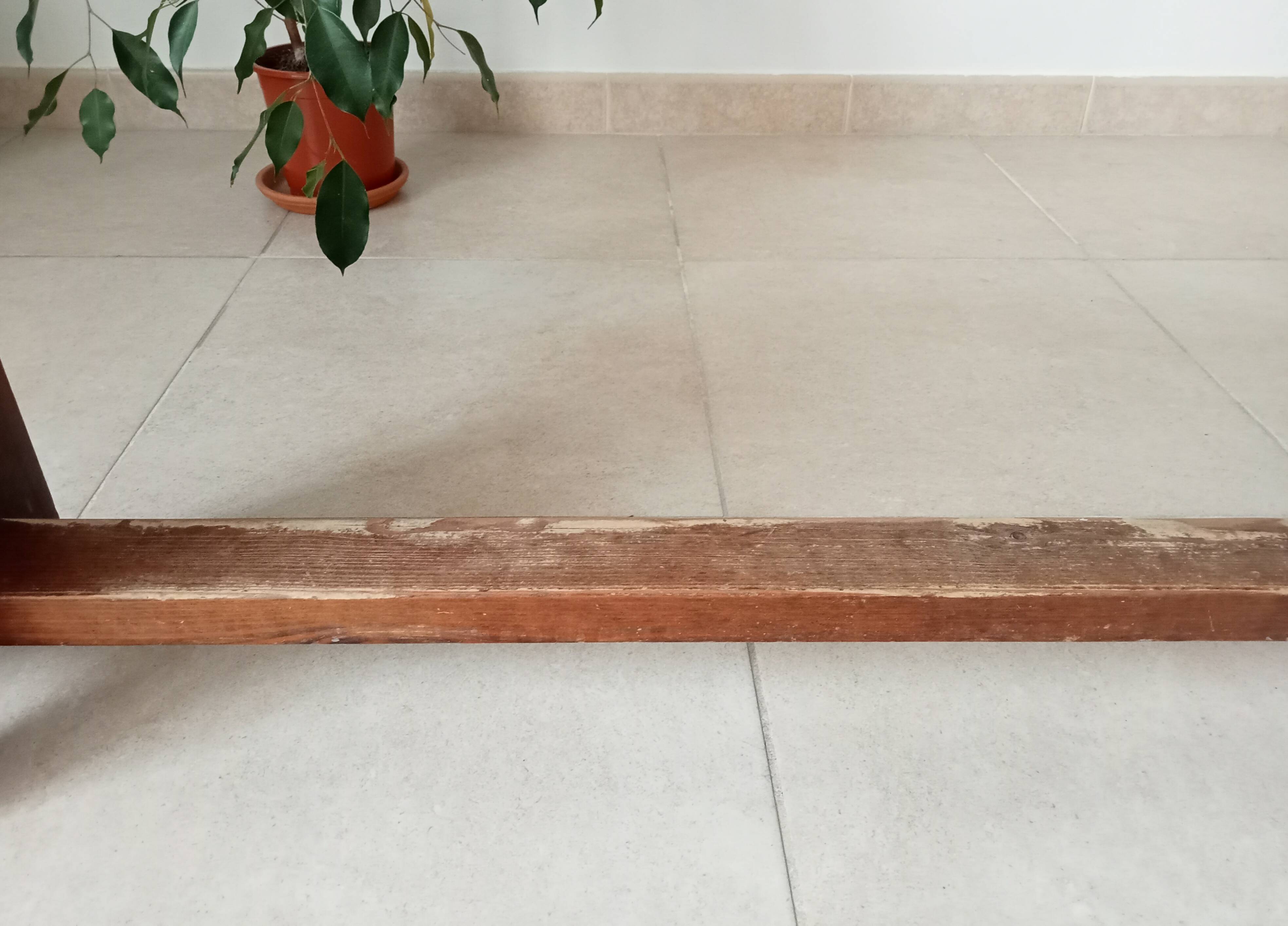 Wooden bench, 70s-80s