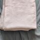 Damask white tablecloth and napkins