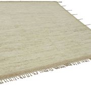 Handwoven Turkish Rustic 261 cm x 299 cm Beige Wool Carpet