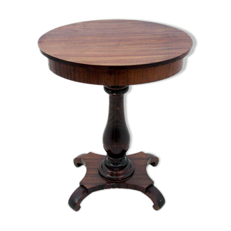 Table à fil biedermeier, europe du nord, vers 1870.