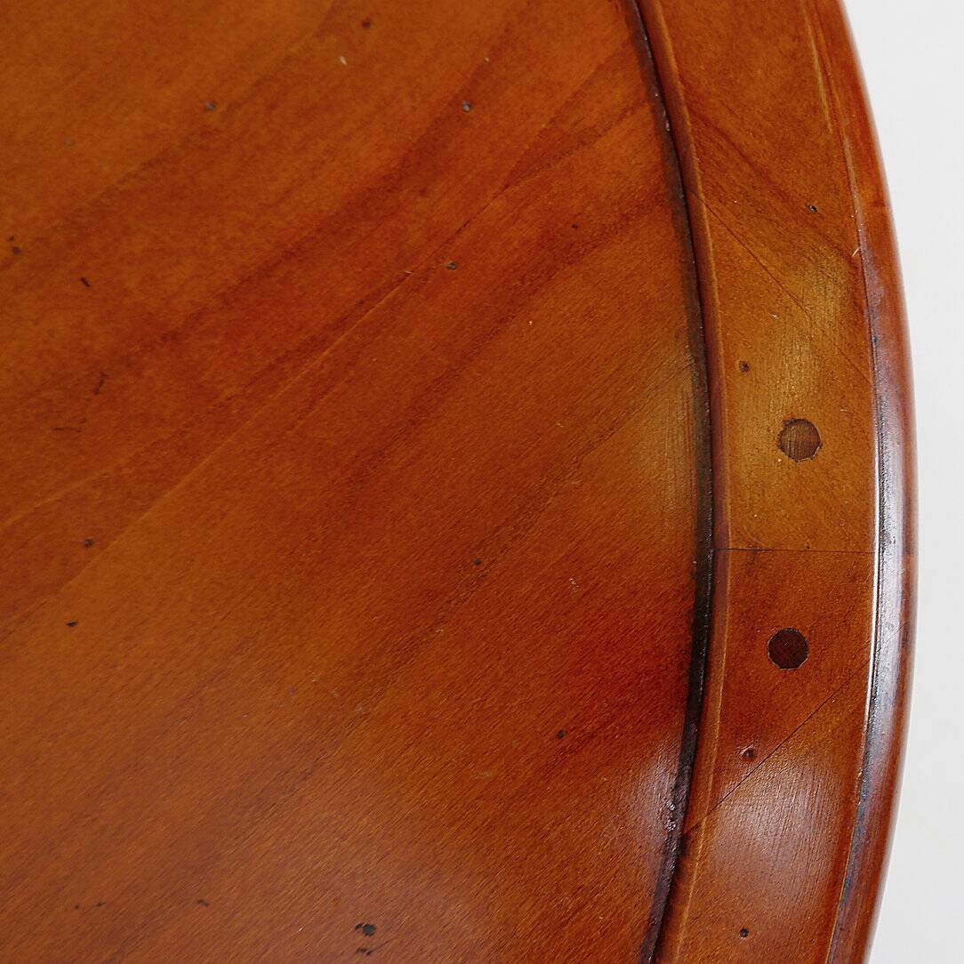 Table d'appoint ronde, 4 tiroirs, XXème s.