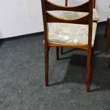 Vintage set of four rosewood dining chairs