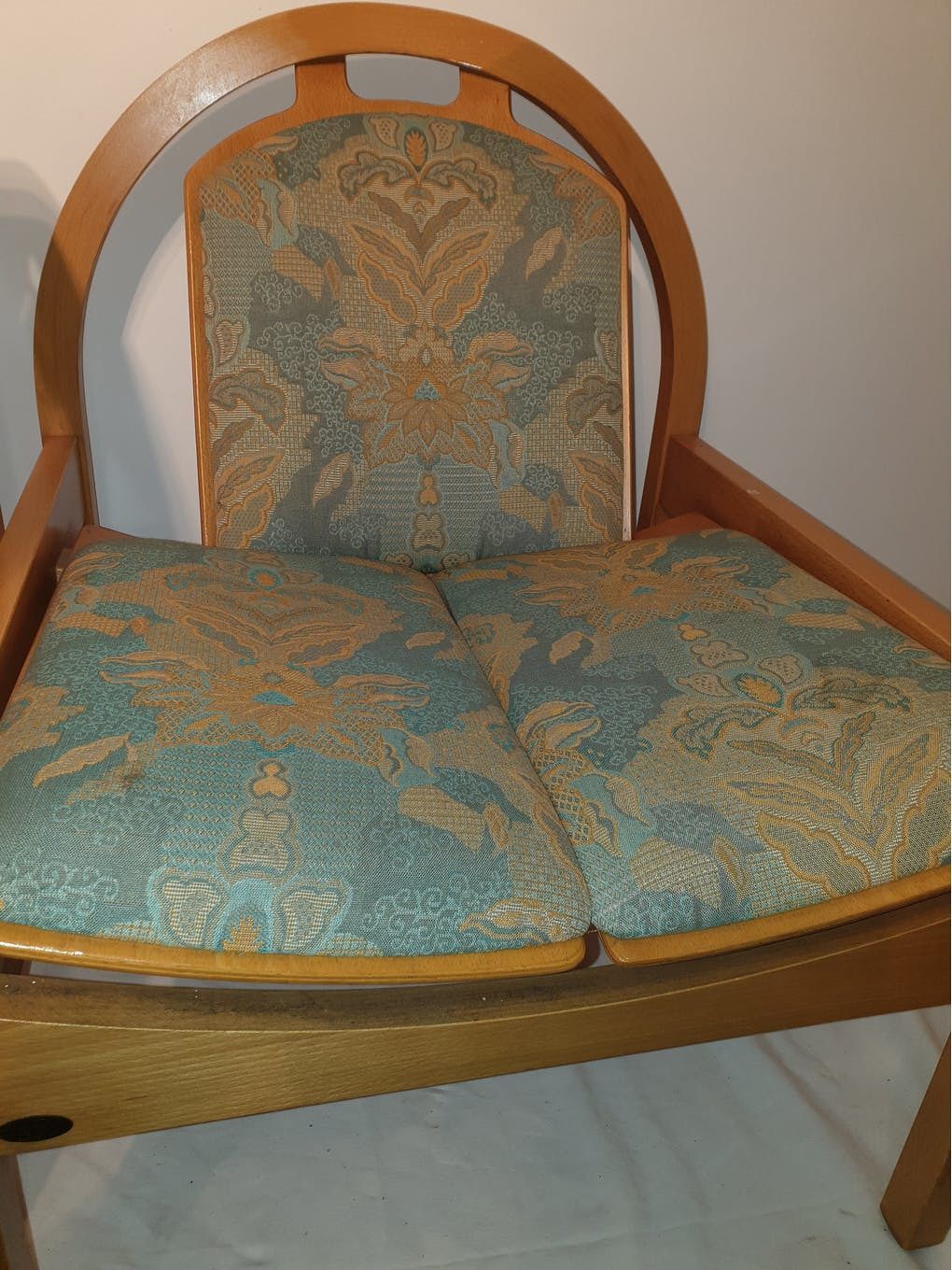 Pair of lounge armchairs Baumann model argos year 70 vintage