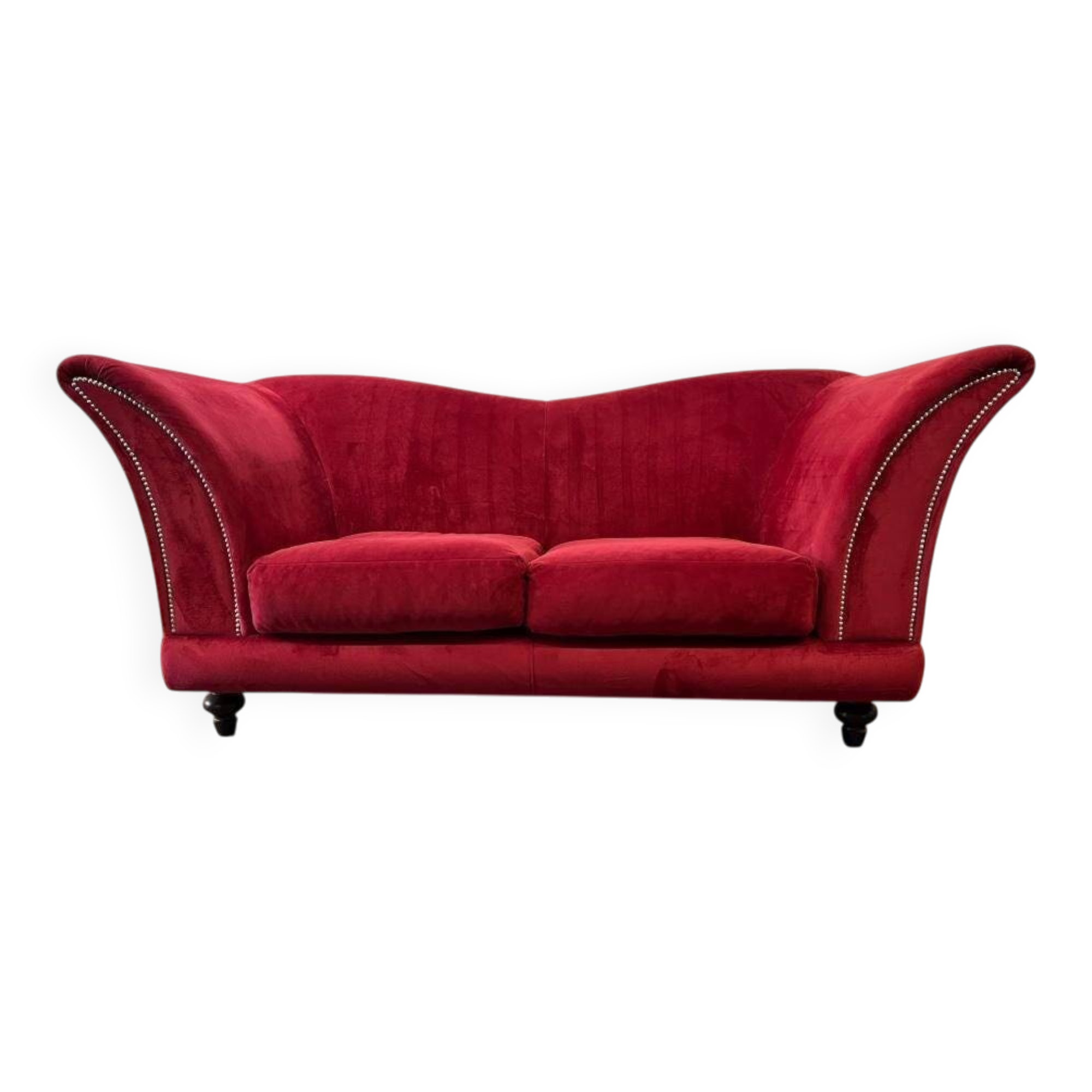 Vintage pink and red sofa