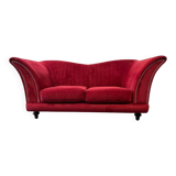 Vintage pink and red sofa