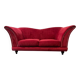 Vintage pink and red sofa