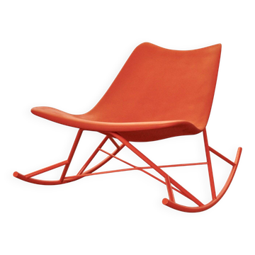 Chaise à bascule en métal et polyuréthane de Sintesi, Italie, 2010