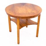 Art Deco round table from around 1950, Poland. After renovation.