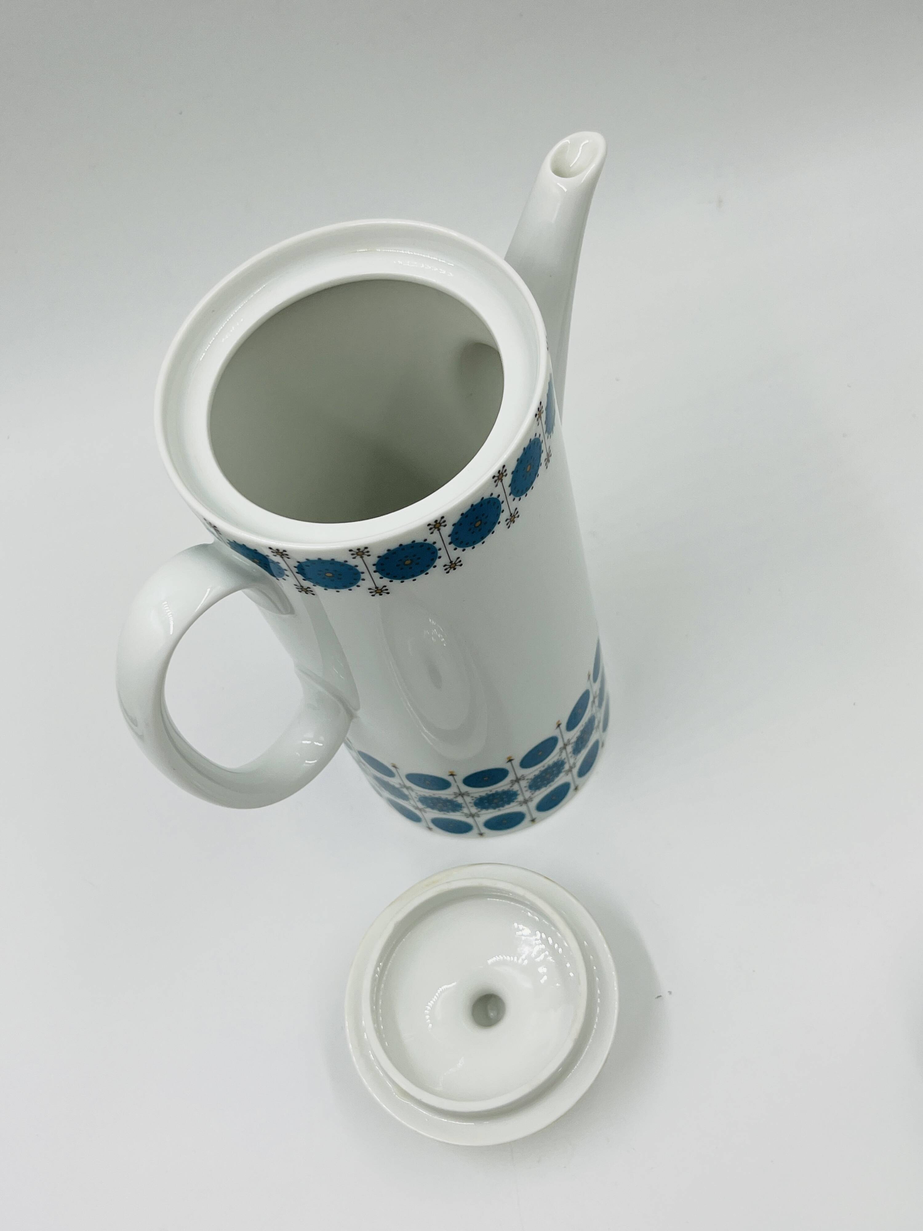 Service Café Porcelaine Thomas Germany Medaillon 70s