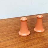 Postmodern ceramic salt and pepper shakers by Gallo Design for Villeroy & Boch, set of 2.