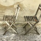Paire de chaises 1950