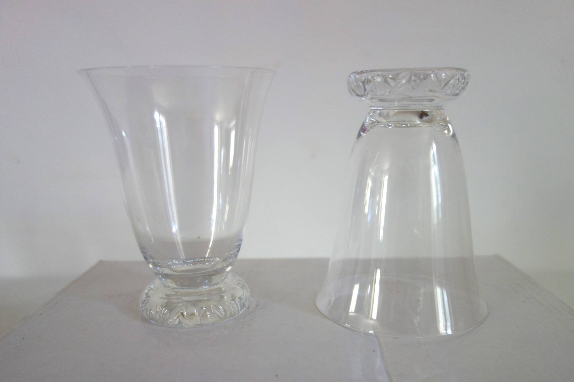 6 verres à eau Daum modèle Kim milieu XXème