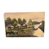 Painting on canvas