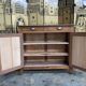 Low Parisian buffet in oak and pear tree 1950