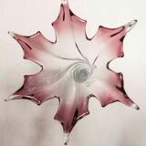 Vase in Murano glass by Fratelli Toso H 27.5cm