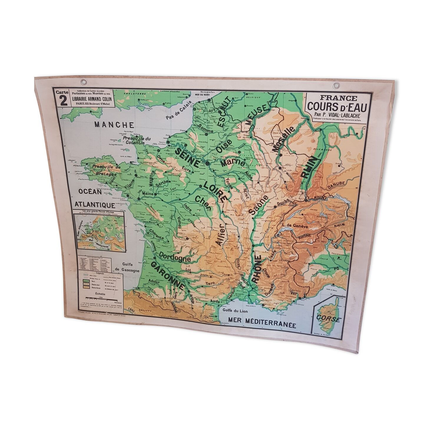 Old Vidal-Lablache school map