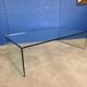 Table basse Eden en verre, années 80 par Tonelli Design