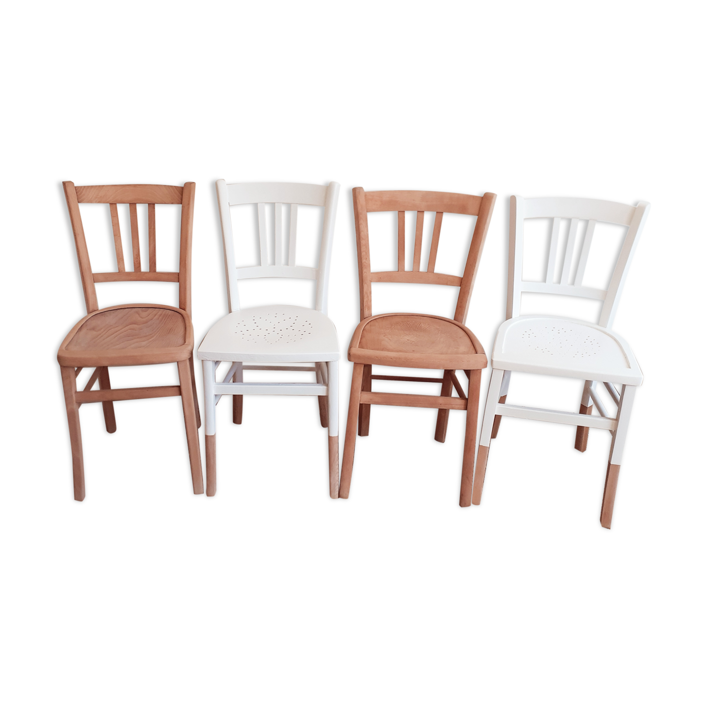 4 mismatched chairs