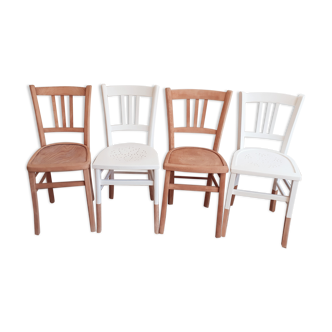 4 mismatched chairs