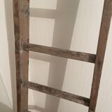 Raw and authentic old decorative ladder