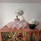 Pink Clichy glass tilting wall light