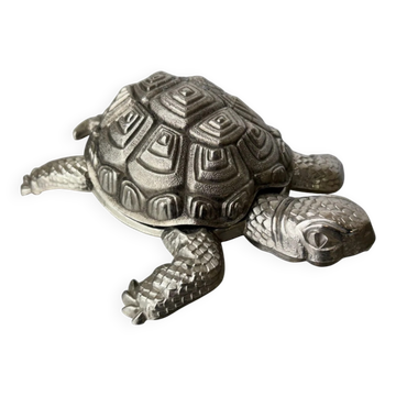 Cendrier en forme de tortue de style Régence, Espagne, années 1980.