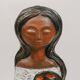 Sculpture de femme en céramique artisanale par Rogier Vandeweghe pour Perignem, années 1960