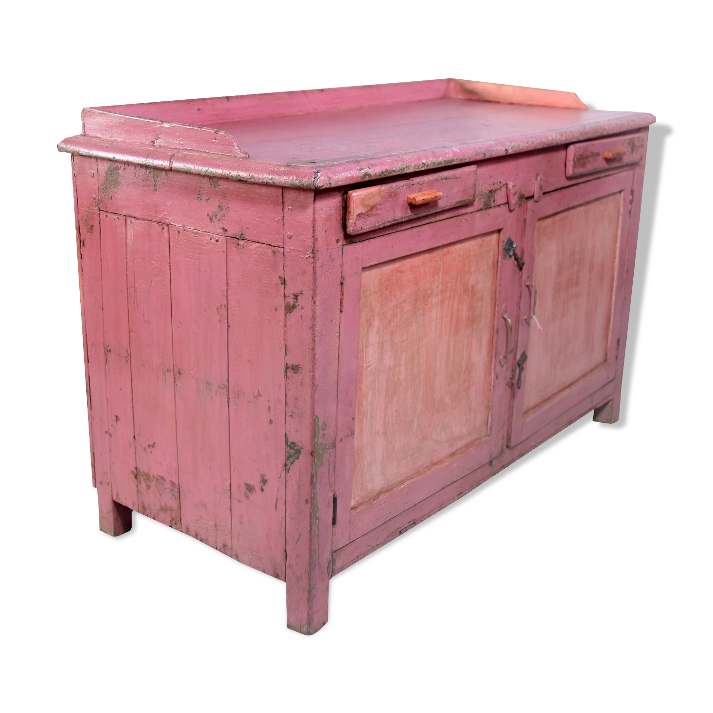 Buffet - old Burmese teak croass