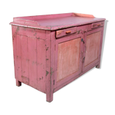 Buffet vaisselier en teck birman ancien