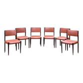 6 chaises vintage scandinaves